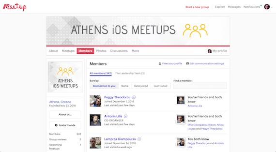Athens iOS Meetups logo adaptation